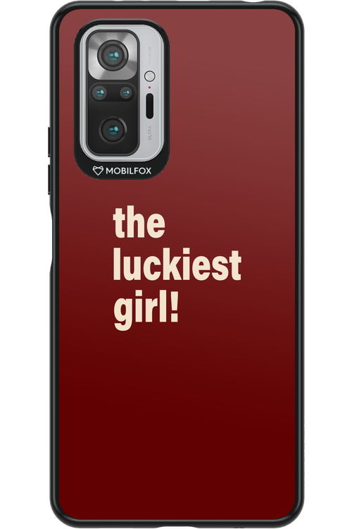 The Luckiest Girl - Xiaomi Redmi Note 10S