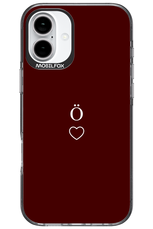 O Burgundia II 2.0 - Apple iPhone 16 Plus