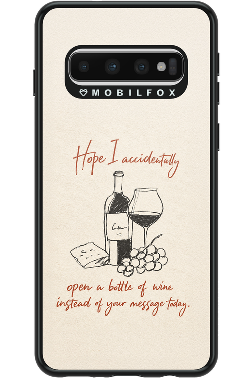 Bottle of wine 2.0 - Samsung Galaxy S10