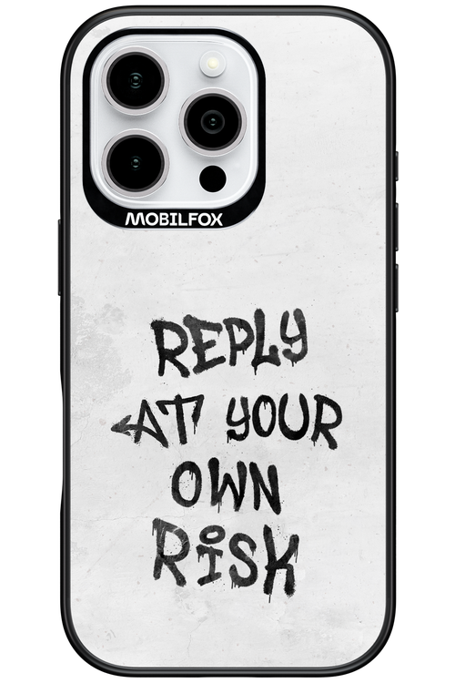 At Your Own Risk 2.0 - Apple iPhone 16 Pro