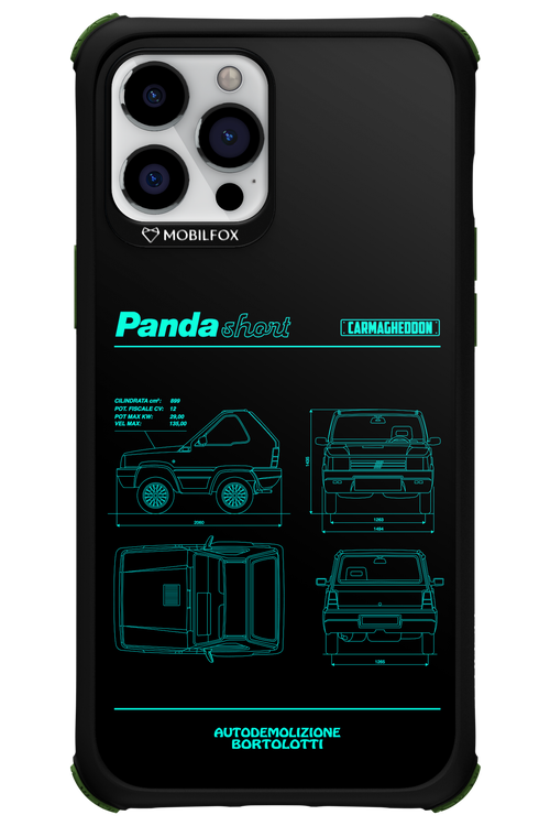 Panda Car Blue - Apple iPhone 12 Pro Max