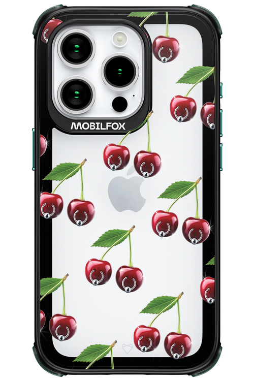 Spicy Cherries Transparent - Apple iPhone 15 Pro