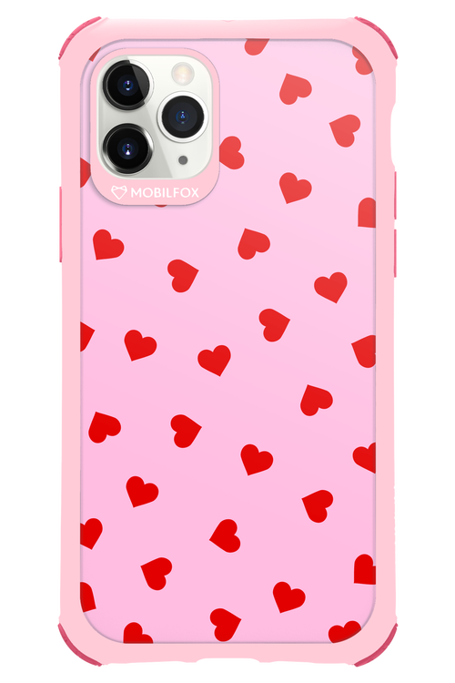 Sprinkle Heart Pink - Apple iPhone 11 Pro