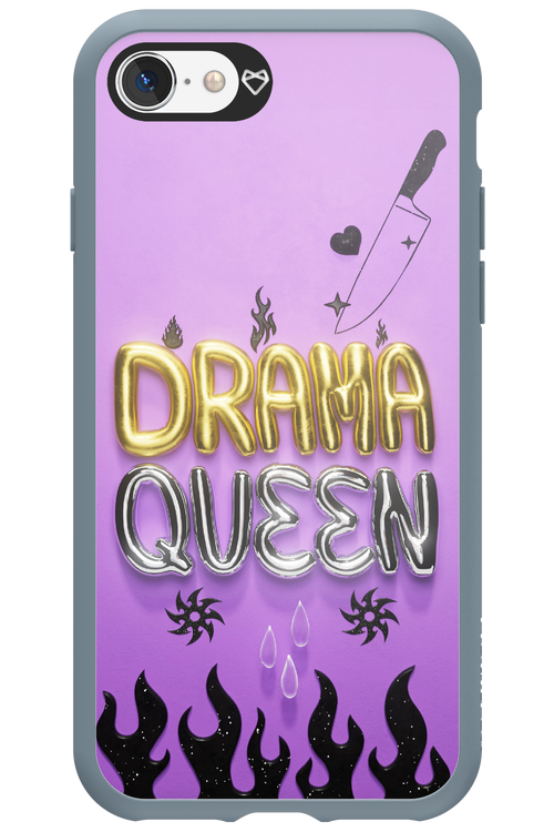 Drama Queen Purple - Apple iPhone 8