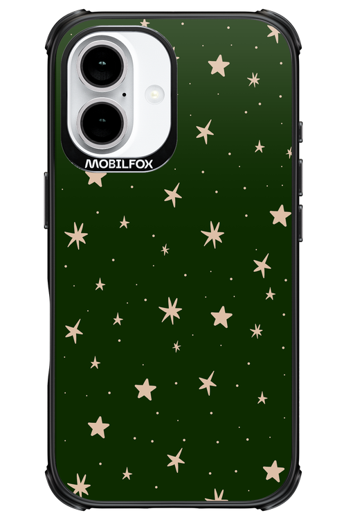 Forest Green Stars - Apple iPhone 16