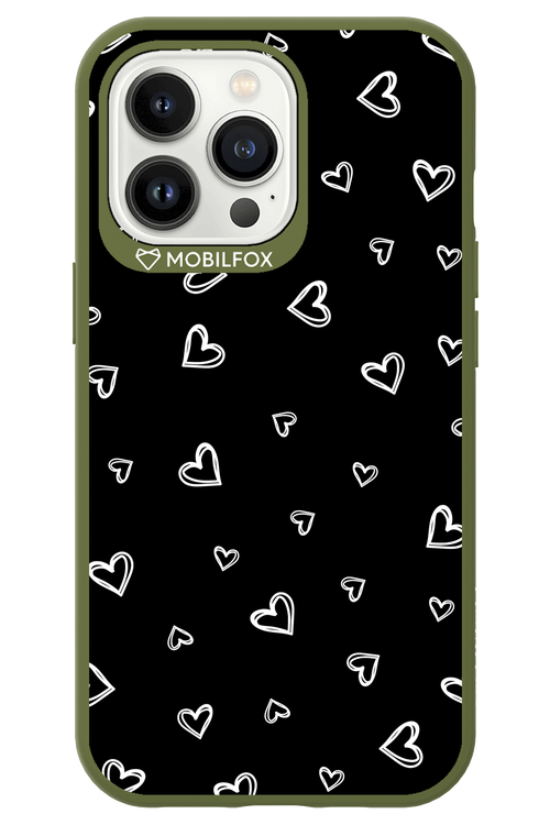 Monochrome Hearts 2.0 - Apple iPhone 13 Pro