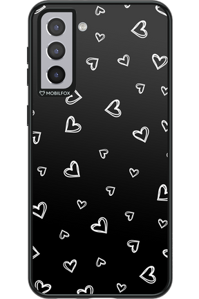 Monochrome Hearts 2.0 - Samsung Galaxy S21+