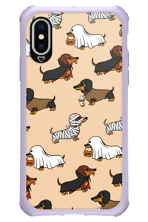 Scary Dachshund - Apple iPhone XS