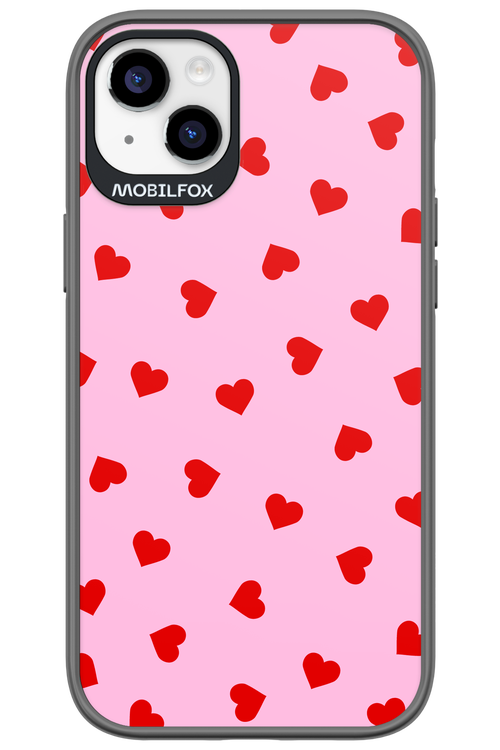 Sprinkle Heart Pink - Apple iPhone 14 Plus