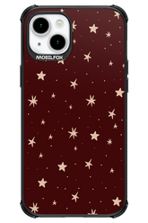 Burgundy Stars - Apple iPhone 15 Plus