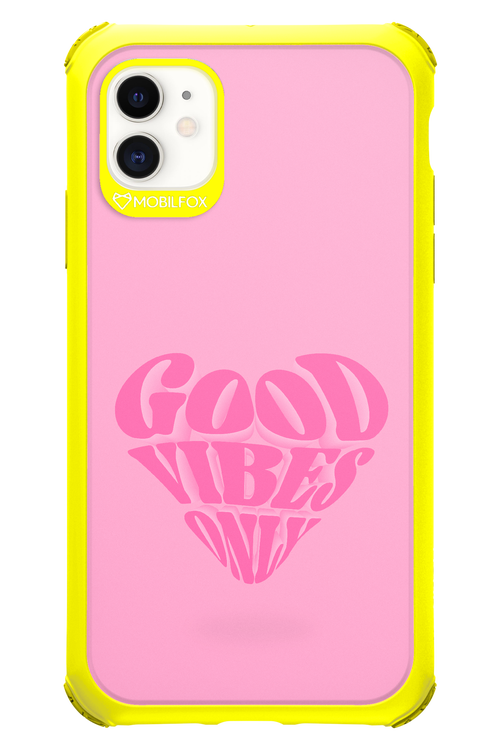 Good Vibes Heart - Apple iPhone 11