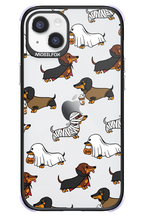 Scary Dachshund (Transparent) - Apple iPhone 14 Plus