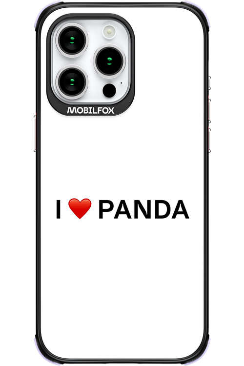 Panda Love White - Apple iPhone 15 Pro Max