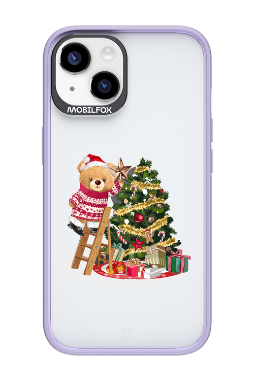 Christmas Bear (Transparent) - Apple iPhone 14