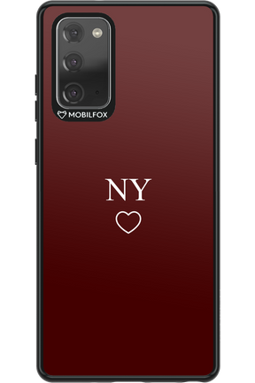 NY Burgundia 2.0 - Samsung Galaxy Note 20