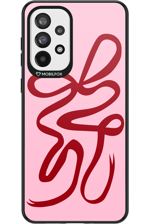 Burgundy Bow - Samsung Galaxy A73