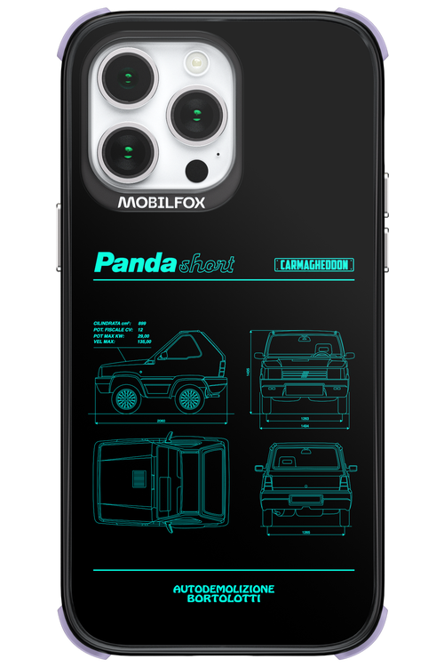 Panda Car Blue - Apple iPhone 14 Pro Max
