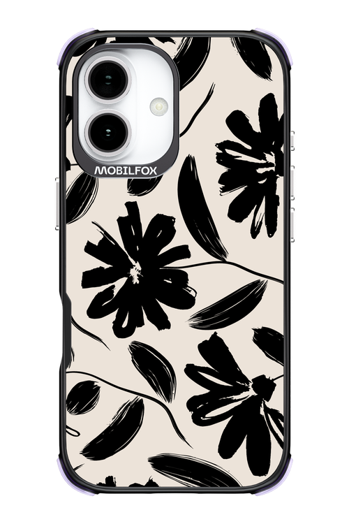 Monochrome Flowerss 2.0 - Apple iPhone 17