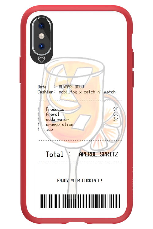 aperol spritz cocktail - Apple iPhone X