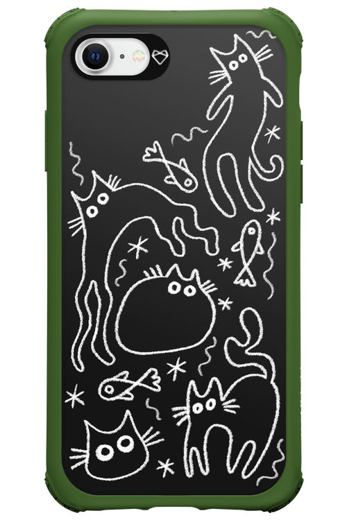 CHALK_CATS - Apple iPhone 8
