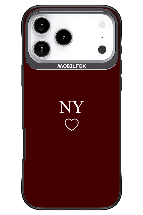 NY Burgundia 2.0 - Apple iPhone 17 Pro Max