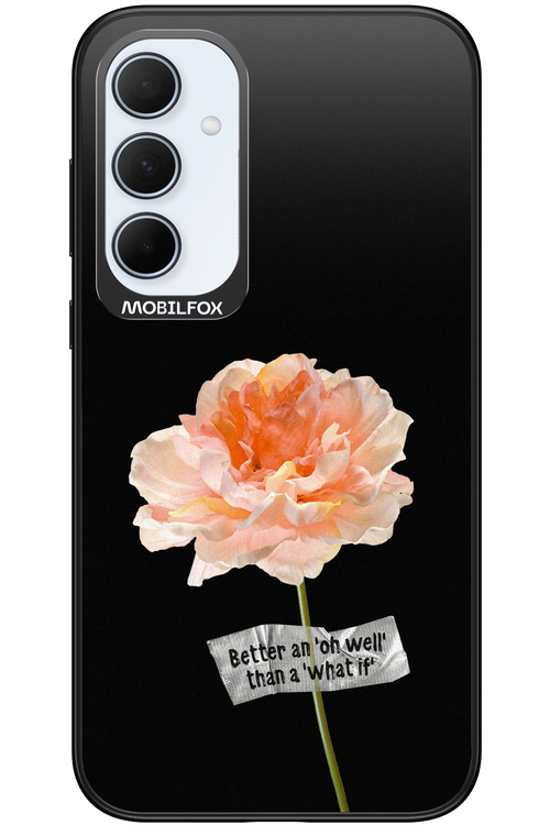 Flower Black - Samsung Galaxy A35