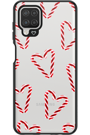 Candy Cane Hearts - Samsung Galaxy A12