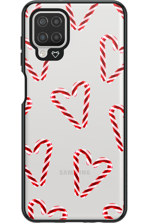 Candy Cane Hearts - Samsung Galaxy A12