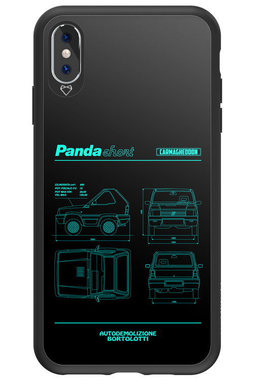 Panda Car Blue - Apple iPhone XS Max