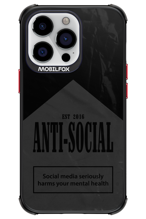 ANTI-SOCIAL (BLVCK) 2.0 - Apple iPhone 13 Pro
