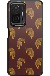 Burgundy Leopard Pattern - Xiaomi Mi 11T Pro