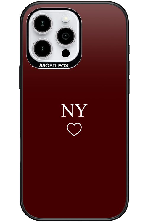 NY Burgundia 2.0 - Apple iPhone 16 Pro Max