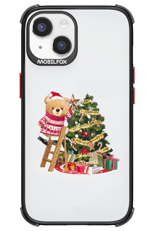 Christmas Bear (Transparent) - Apple iPhone 14
