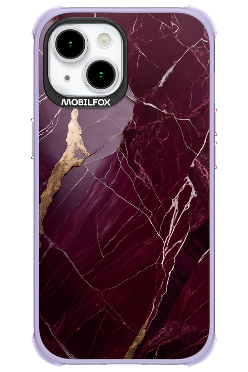 Burgundy Marble 2.0 - Apple iPhone 15