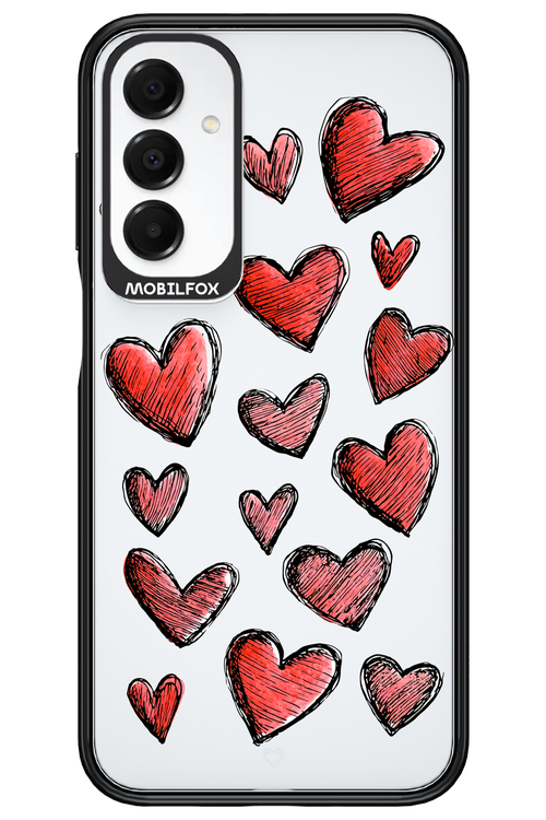 Red Love Transparent 2.0 - Samsung A16