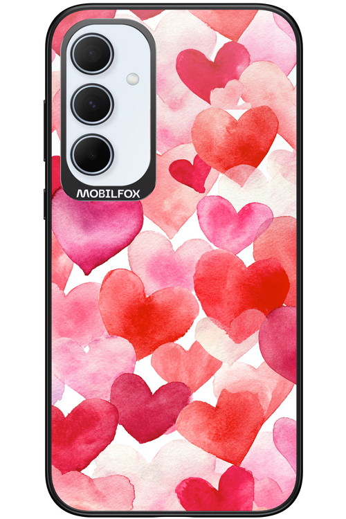 Water Painted Heart 2.0 - Samsung Galaxy A35