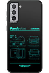 Panda Car Blue - Samsung Galaxy S21+