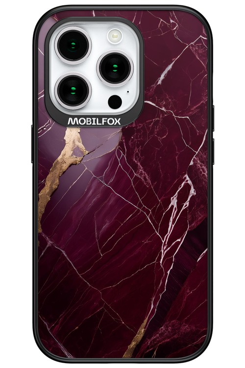 Burgundy Marble 2.0 - Apple iPhone 15 Pro