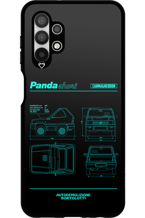 Panda Car Blue - Samsung Galaxy A13 4G