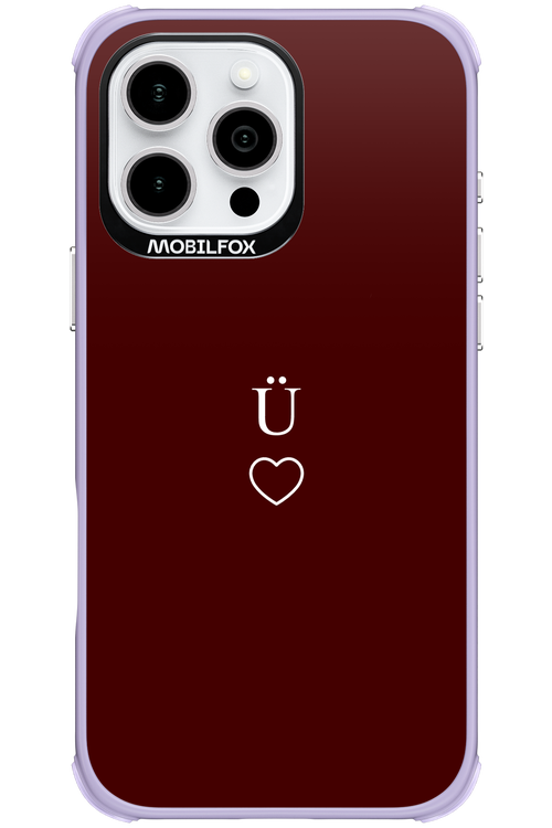 U Burgundia II 2.0 - Apple iPhone 16 Pro Max