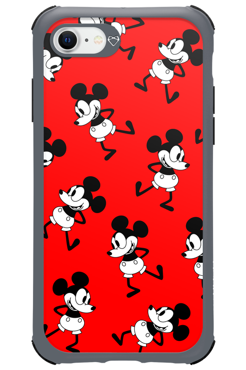Iconic Mouse (red pattern) - Apple iPhone SE 2020