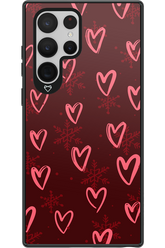 Christmas Hearts - Samsung Galaxy S22 Ultra