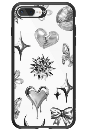 Silver Zone Transparent - Apple iPhone 8 Plus