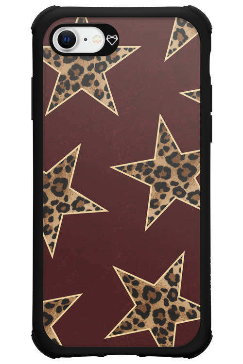 Wild Stars Burgundy - Apple iPhone 8