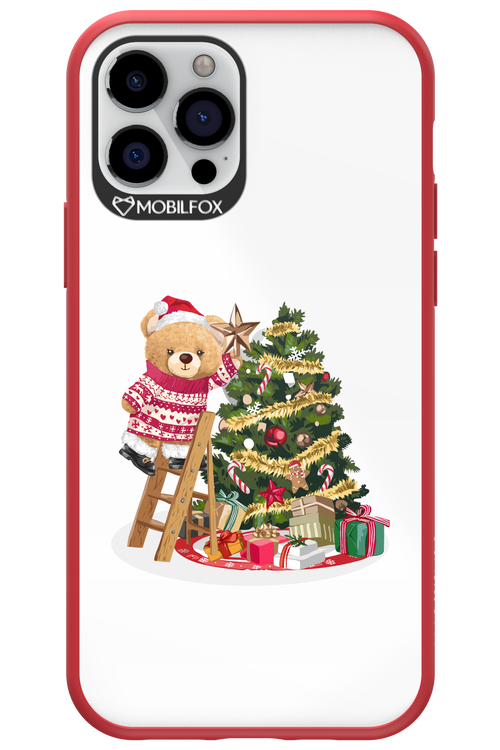 Christmas Bear (Transparent) - Apple iPhone 12 Pro