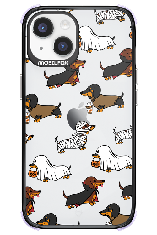 Scary Dachshund (Transparent) - Apple iPhone 14