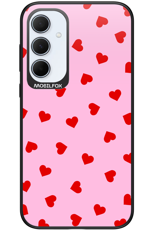 Sprinkle Heart Pink - Samsung Galaxy A35