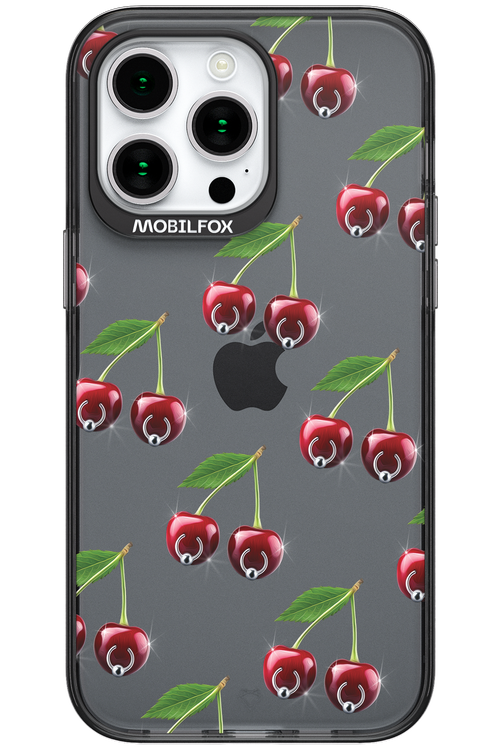 Spicy Cherries Transparent - Apple iPhone 15 Pro Max