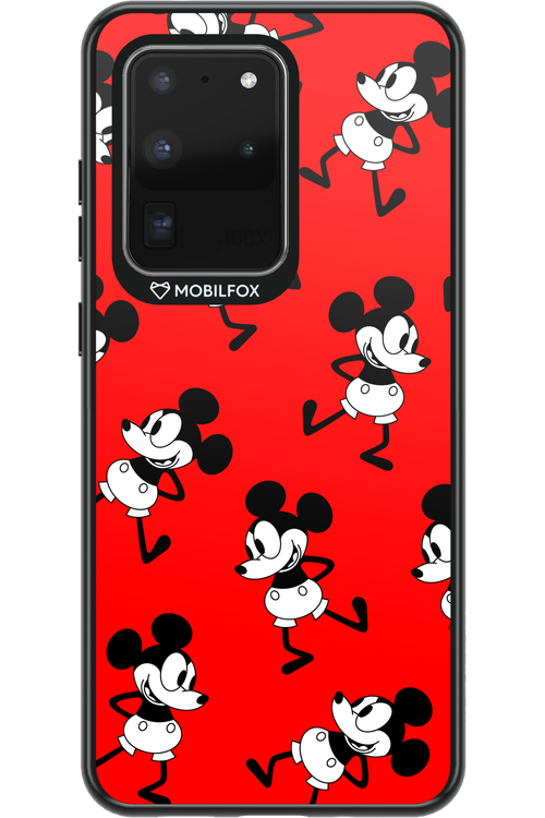 Iconic Mouse (red pattern) - Samsung Galaxy S20 Ultra 5G