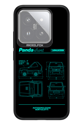 Panda Car Blue - Xiaomi 14